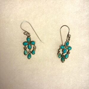 Vintage Native Real Turquoise earrings